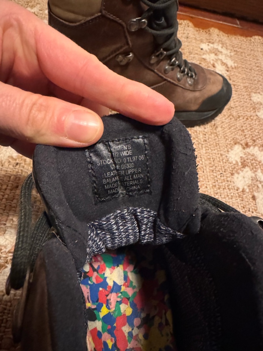 LL Bean Womens Hiking Boot Goretex Size 7.5 wide WATERPROOF - Picture 6 of 10